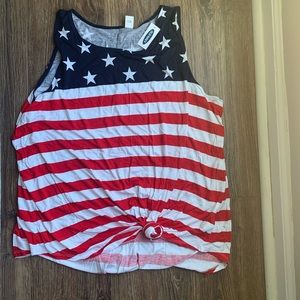 Old Navy XXL Flag Sleeveless top-NWT